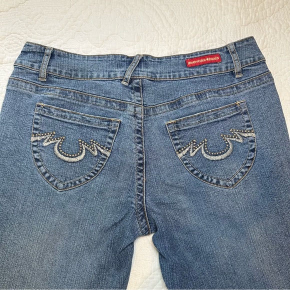 American Blues Vintage Y2K Bootcut Jeans. Size: 10. Medium Wash. - Picture 8 of 8